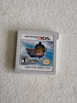Nintendo 3DS Monster Hunter 3 Ultimate game