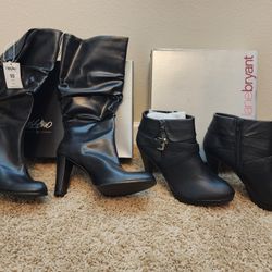 2 Pairs Of New Boots