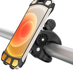 Bike Phone Mount, Adjustable Phone Holder for Motorcycle Bicycle Handlebars, Bicycle Phone Holder