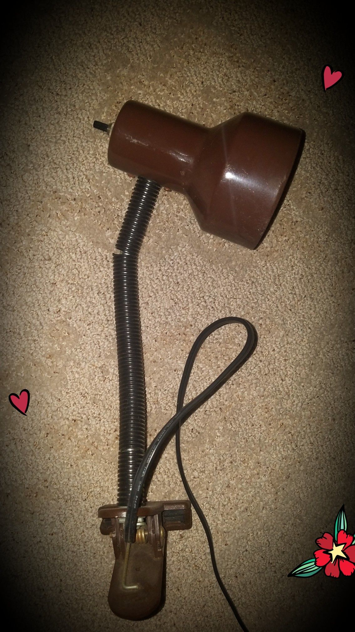 Vintage swivel desk lamp