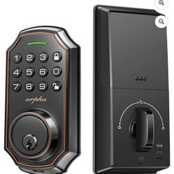 Zinc Alloy Keyless Entry, Auto Lock Keypad Deadbolt