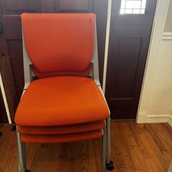 Haworth Stackable Rolling Office Chairs 