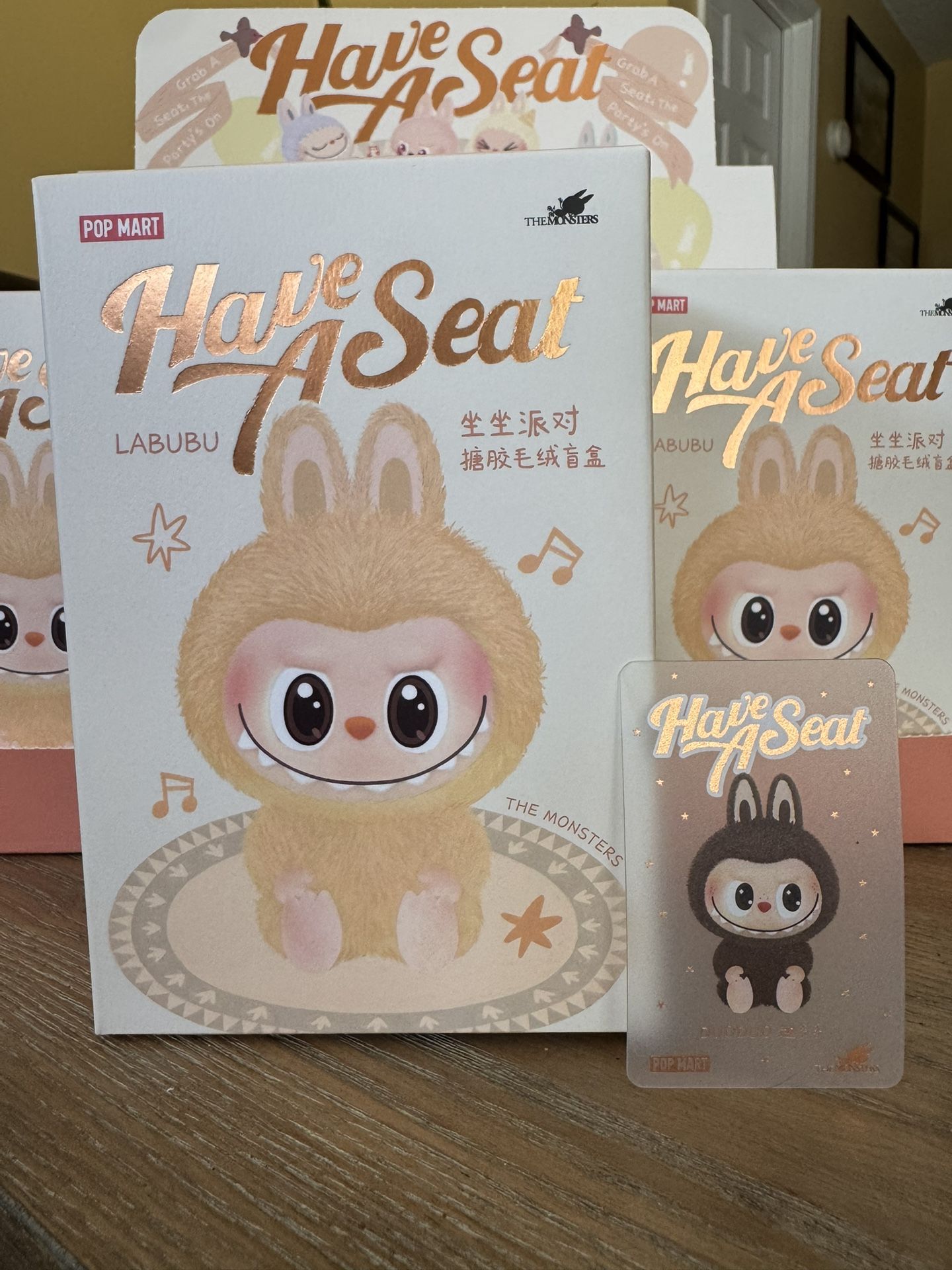 THE MONSTERS - Have a Seat Vinyl Plush Blind Box (SECRET: DUODUO) 🤎