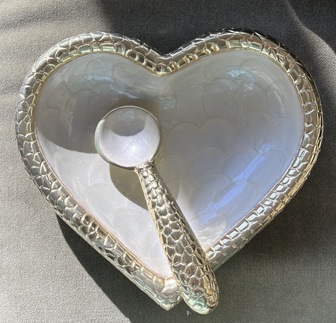 Brand New! Bowl And Matching Spoon 