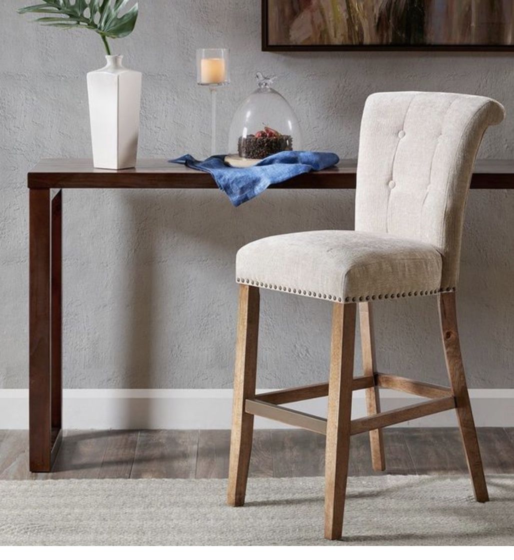Madison Park 30-Inch Bar Stool Colfax/Cream