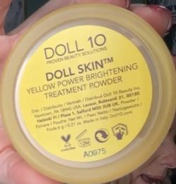 Doll 10 Doll Skin Yellow Power Brightening Treatment Powder