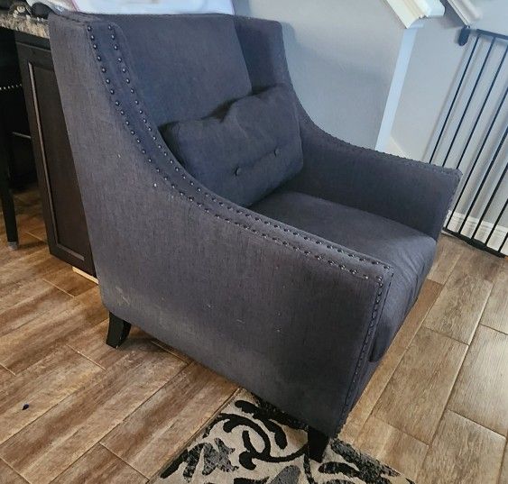 Blue Accent Chairs (2)