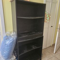 2 Shelf Book Shelves (2)