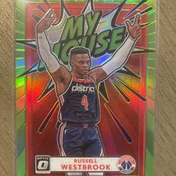 Russel Westbrook Numbered Card