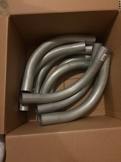90 degree 2” EMT metal conduit elbows (10)