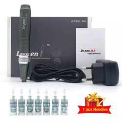 Dr.Pen-Bolígrafo De microagujas con 3 ranuras, M8-C de velocidad Digital, Cartucho de aguja para terapia de microagujas, cuidado de la piel, 7 Uds., n