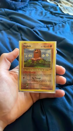 Diglett Pokémon First pack base edition perfect condition