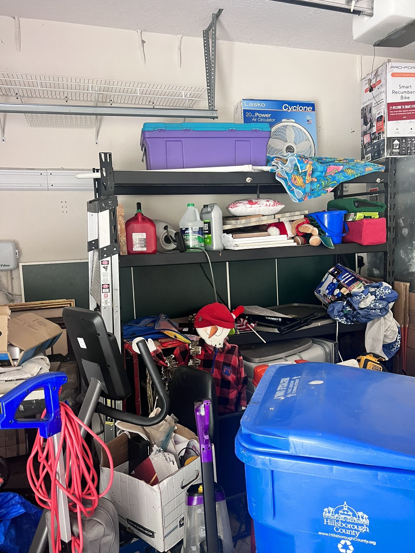 metal shelving