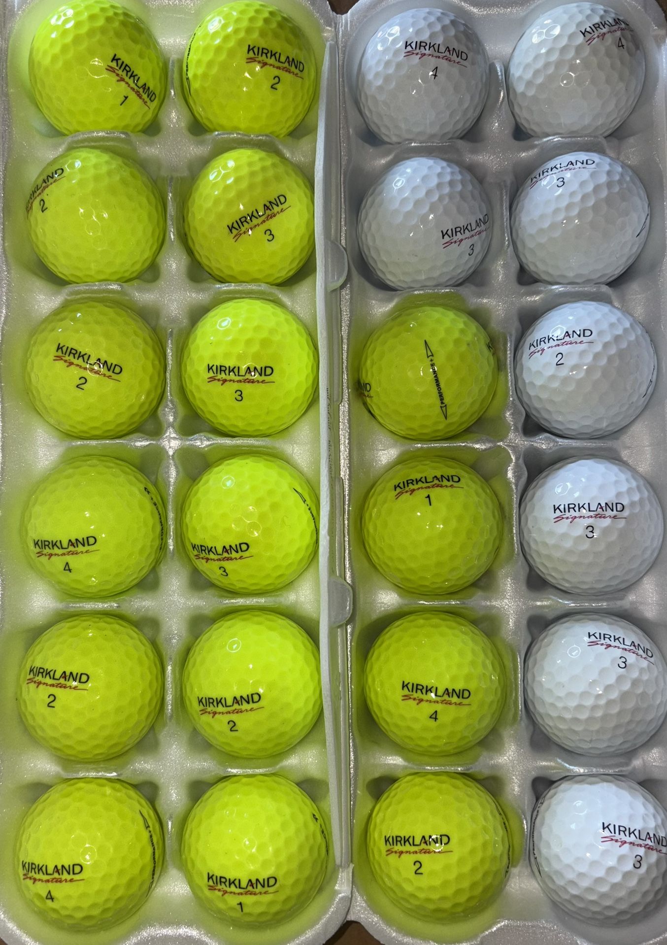 24 Like New Kirkland Golf Balls As Pictured ⛳️ ———