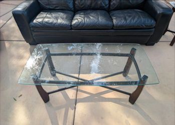 Glass-top Coffee Table