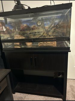 Reptile Terrarium With Stand And Accessories
