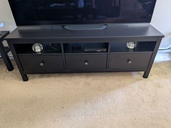 HEMNES
TV Bench with Drawers (black-brown)