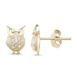 Gold Plated Owl Earrings 💛