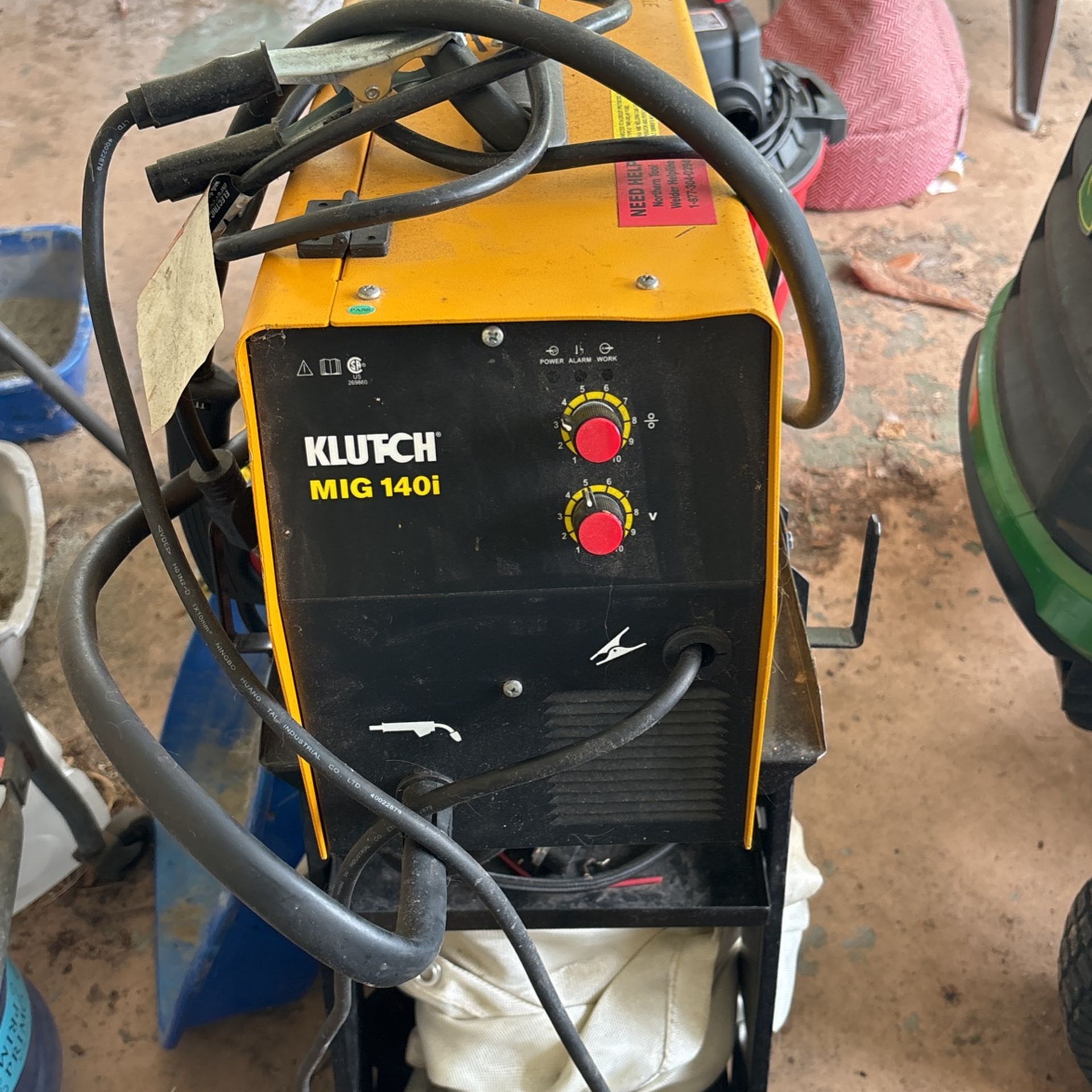 Klutch MiG welder 120v COMPLETE WELDING SETUP $149