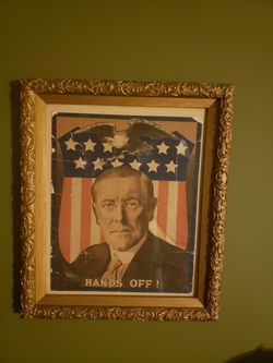 FDR Hands Off antique picture
