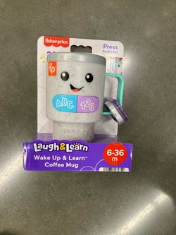 Fisher price laugh and learn wake up and learn coffee mug