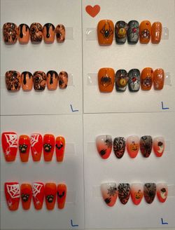 Halloween press on nails