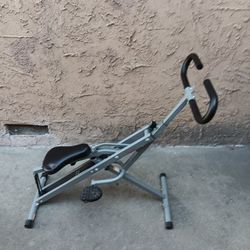 Sunny Health & Fitness Smart Row-N-Ride Glute & Leg Trainer, Foldable Squat Assist Rower 