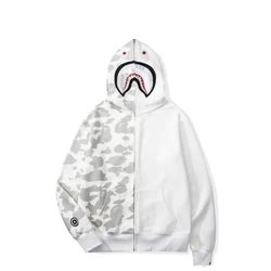 BAPE Shark Zip Up Hoodie Glow In The Dark