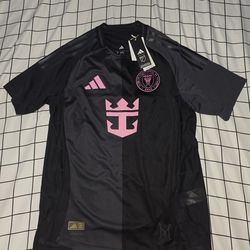Adidas Inter Miami Messi #10 Jersey Black Pink Size M NEW