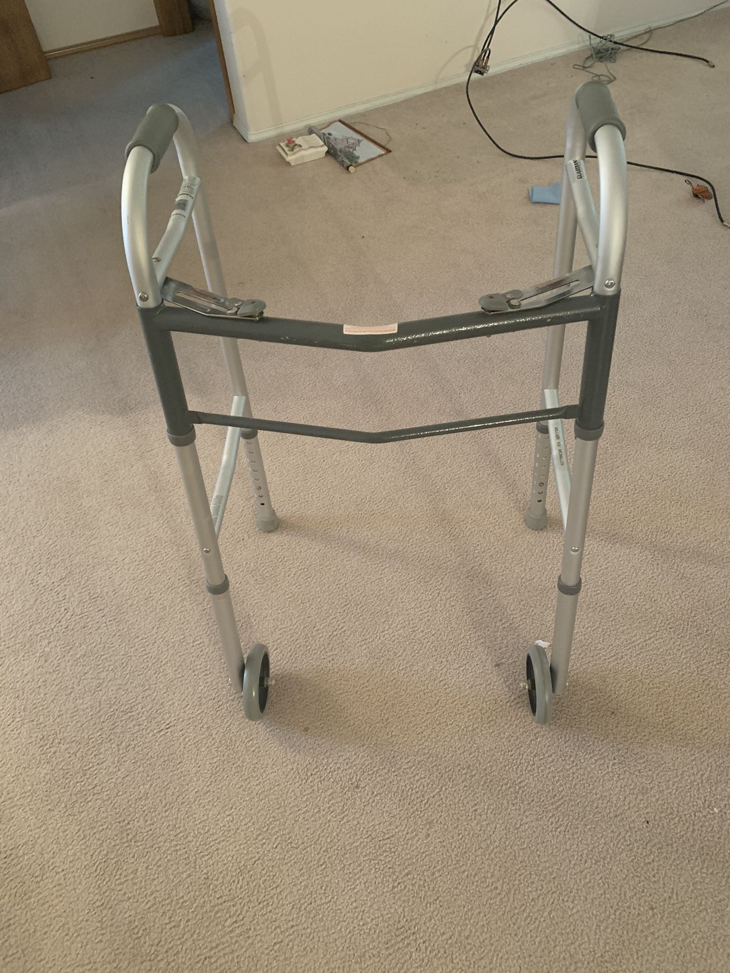 Walker for Seniors or surgery recovery. One with wheels $20 One without wheels $15