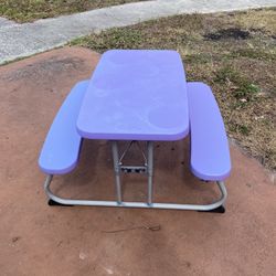 purple Lifetime Foldable picnic table