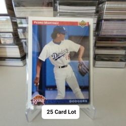 ⚾️ 25 Card Lot - HOF SP Pedro Martinez Cards