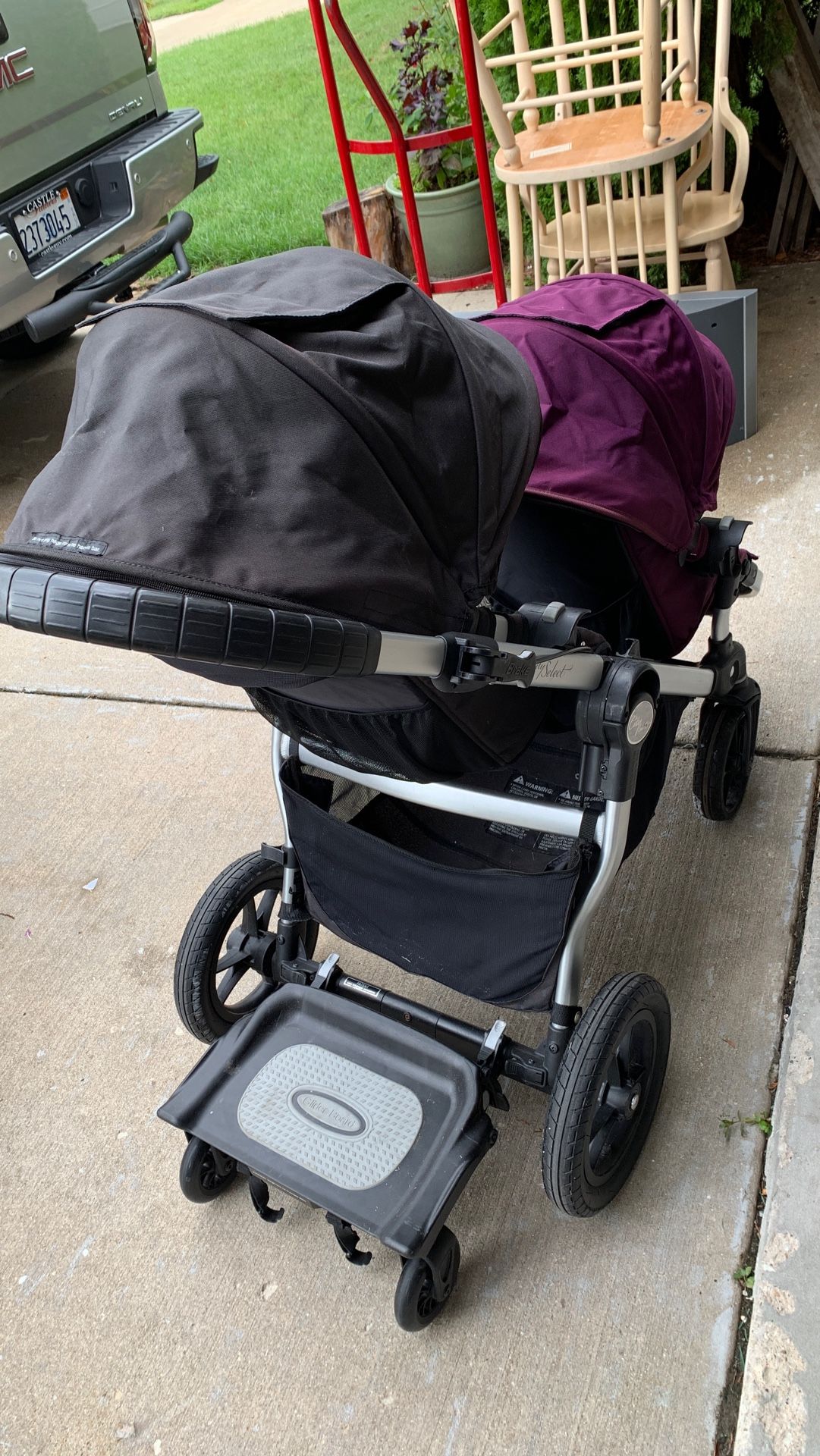 City Select Stroller with two seats