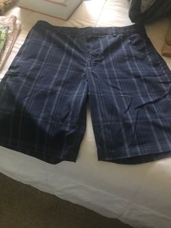 Gold shorts -size 34.