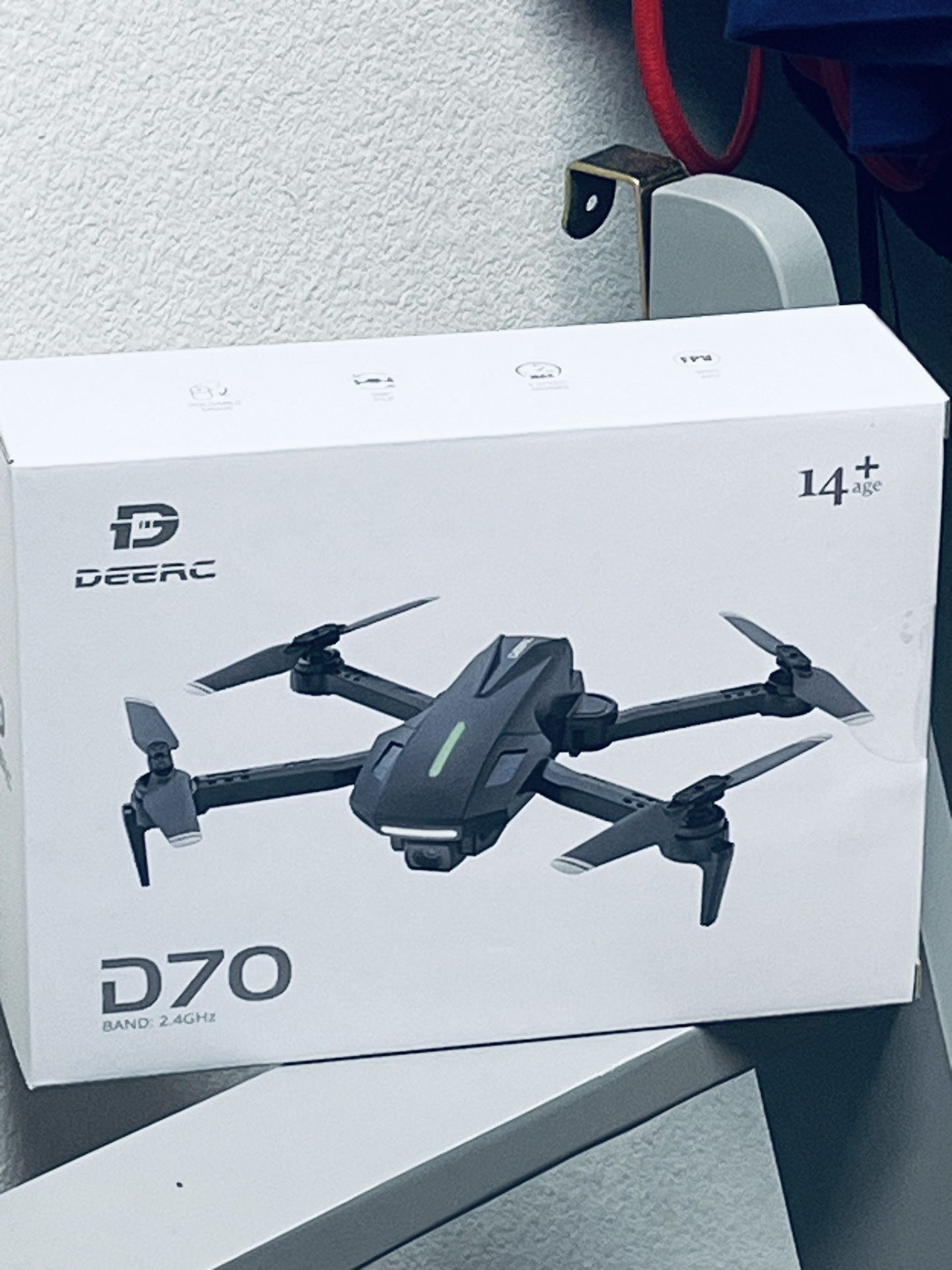 Brand New DEERC Drone with Camera D70 Drones with Camera for Adults 1080P HD
