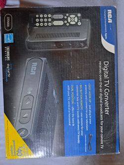 RCA DTA800 digital-to-analog TV converter box.