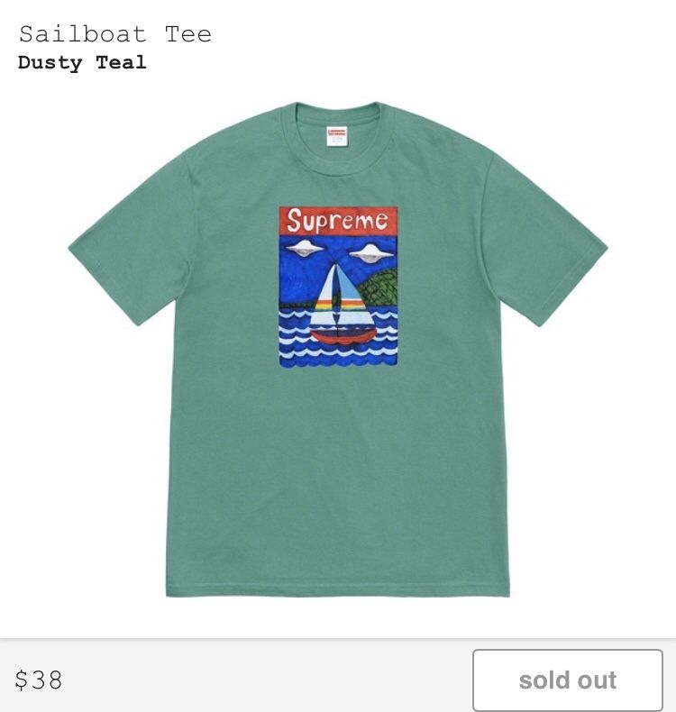 Suprem sailboat tee
