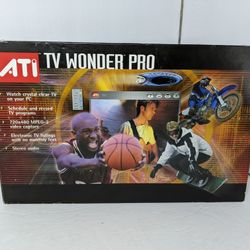 ATI “TV Wonder Pro” TV Tuner For Retro PC build 2003 - Open Box Never Used
