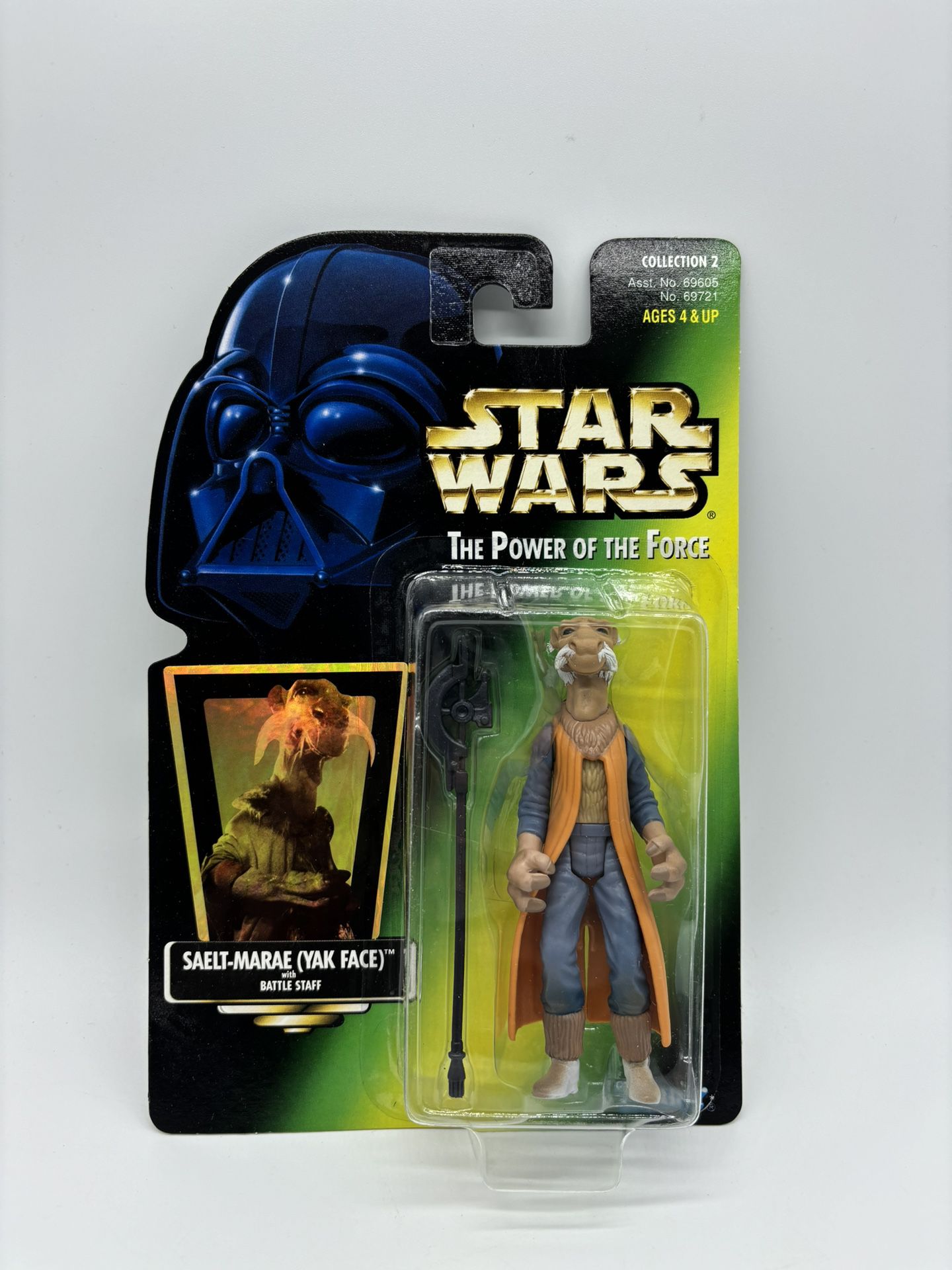 Kenner Star Wars Power of the Force Saelt-Marae Yak Face Action Figure New