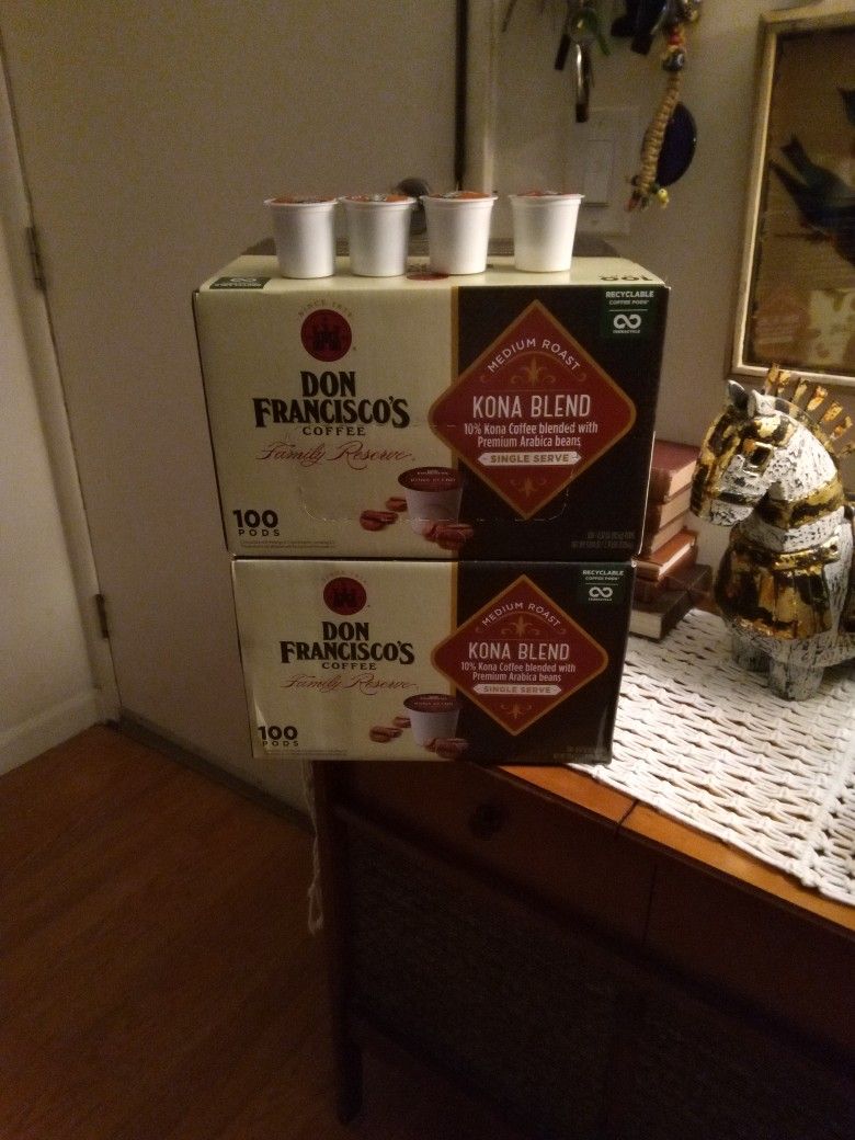Don Francisco 200 Coffee Pods For Keurig Machine