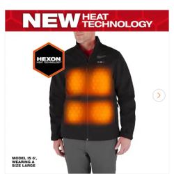 Milwaukee Men's X-Large M12 12-Volt Lithium-Ion Cordless Tough Shell Black Heated Jacket with (1) 3.0 Ah Battery and Charger