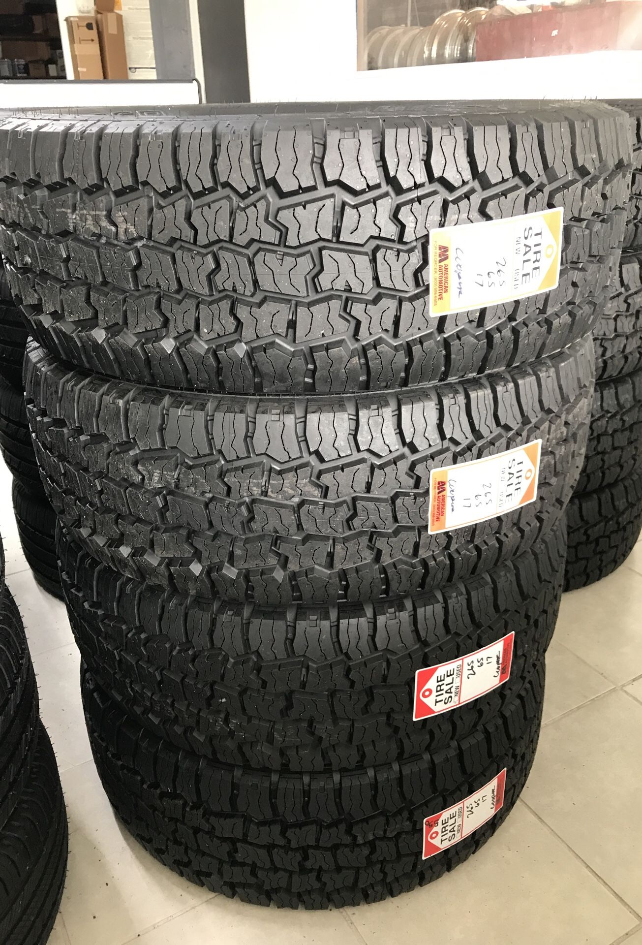 4 265/65/17 cooper discoverer rtx brand new all terrain