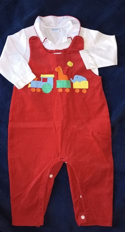 18-2 Year Old Vintage Christmas Outfit 