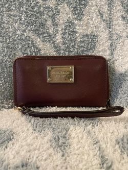 Micheal Kors Wallet - Maroon