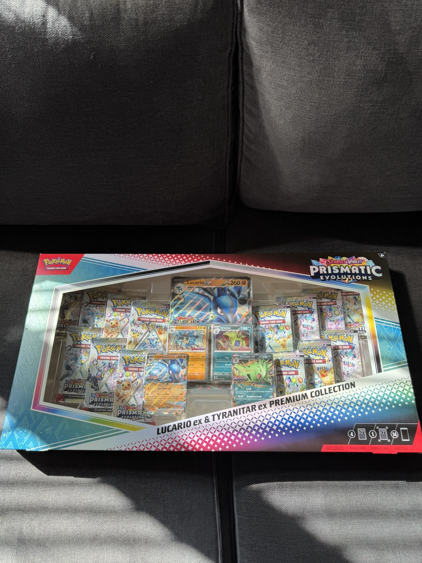 Lucario EX & Tyranitar EX Premium Collection Box