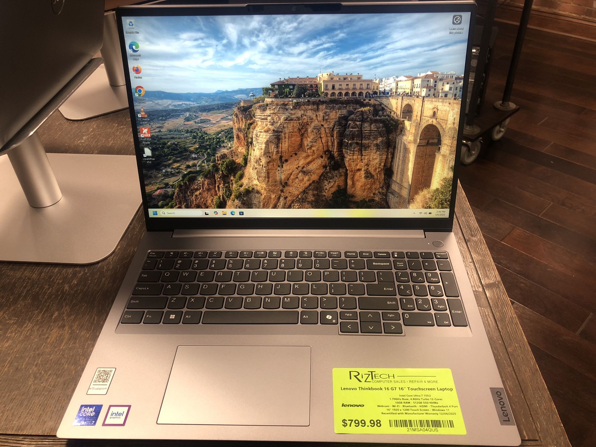 Lenovo ThinkBook 16 G7 16" Touchscreen Laptop