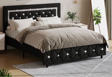Queen bling bed