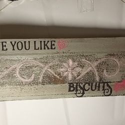 LG Handcraft Farmhouse Style Wall Decor Vintage Drawer Love Like Biscuits&Gravy