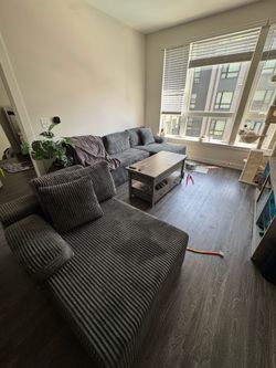 Grey 3 Piece Sectional Sofa