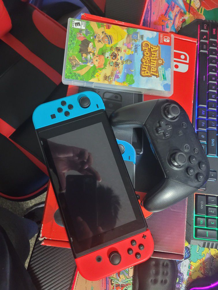 Nintendo Switch V2 With Extras